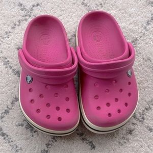 Pink crocs for kids